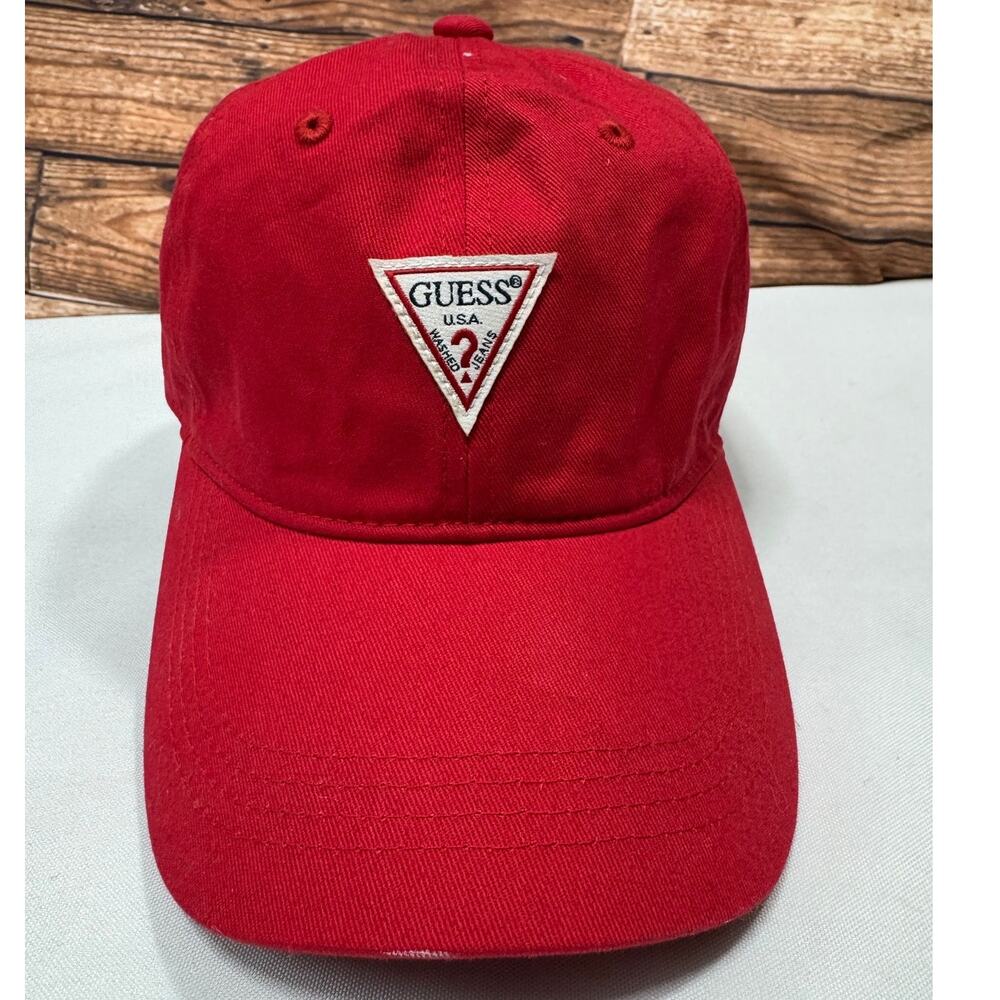 GUESS red hat cotton adjustable